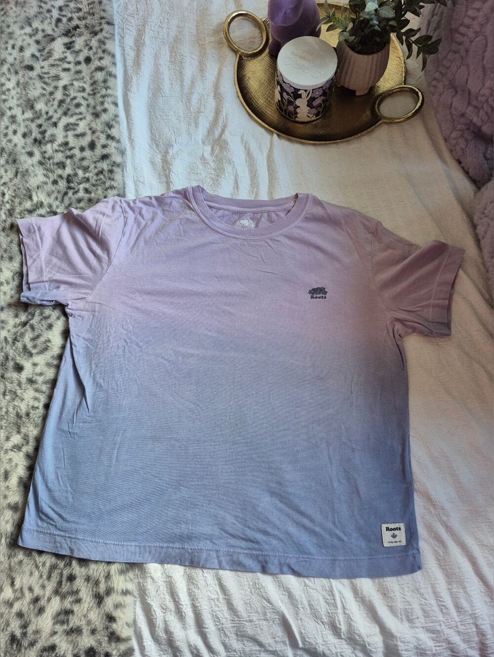Roots Purple Blue Gradient T Shirt
